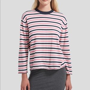 ATM Striped Crew Neck Sweater
